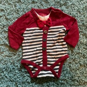 ⭐️ 5 for $15 Bow Tie Onesie